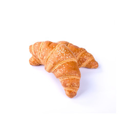 croissant or tasty croissant on the background new.