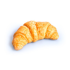 croissant or tasty croissant on the background new.