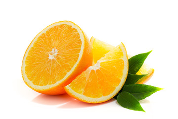 Fresh orange fruit.