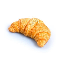 croissant or tasty croissant on the background new.