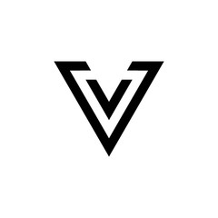 modern v letter logo vector  design inspiration - obrazy, fototapety, plakaty