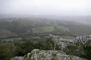 Fototapeta na wymiar beautiful view from penedo Lexim in Portugal
