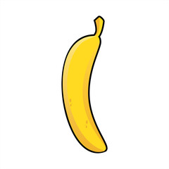 Illustration graphic vector of fruit - banana.