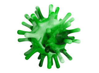 virus contagious epidemic viral ill illness microbe 3D