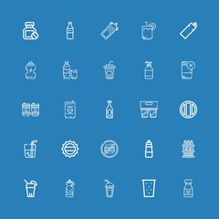 Editable 25 cola icons for web and mobile