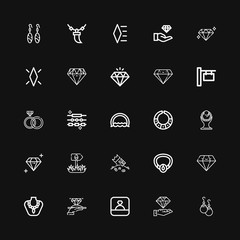 Editable 25 expensive icons for web and mobile