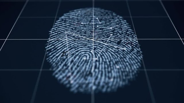 Finger Print Scanning, Close Up, ACCESS DENIED