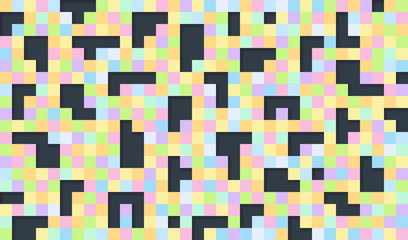 Abstract colorful background vector template. Illustration of abstract texture with squares. 