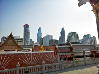 Fototapeta na wymiar Bangkok Downtown und Sehenswürdigkeiten