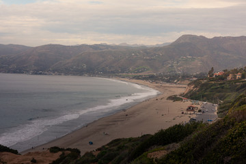 Point Dume in Malibu, California, United States.