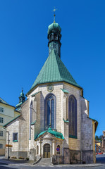 Fototapeta na wymiar Church of St Catherine, Banska Stiavnica, Slovakia