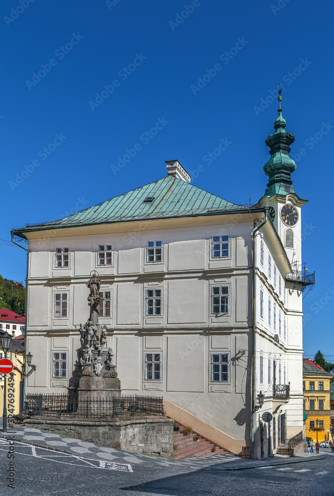 Poster Town hall,  Banska Stiavnica, Slovakia