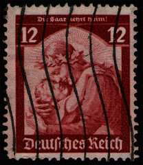 Symbol: 'The Saar will return to the mother of Germany', circa 1935