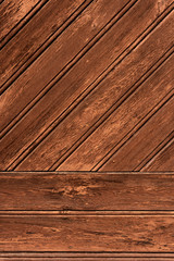 Wom weather damaged wooden door