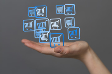 Shopping cart as part of the network in hand . The concept of Innovation in e-Commerce.