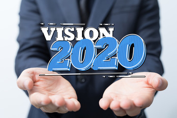 year 2020 business solution concept