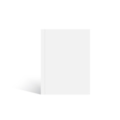 Book cover template with pages. Vector