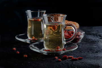 Goji berry drink, to normalize metabolism, antioxidant. Contributes to weight loss