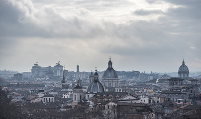 Fototapeta na wymiar Über den Dächern von Rom