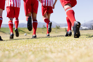 Men running during sport