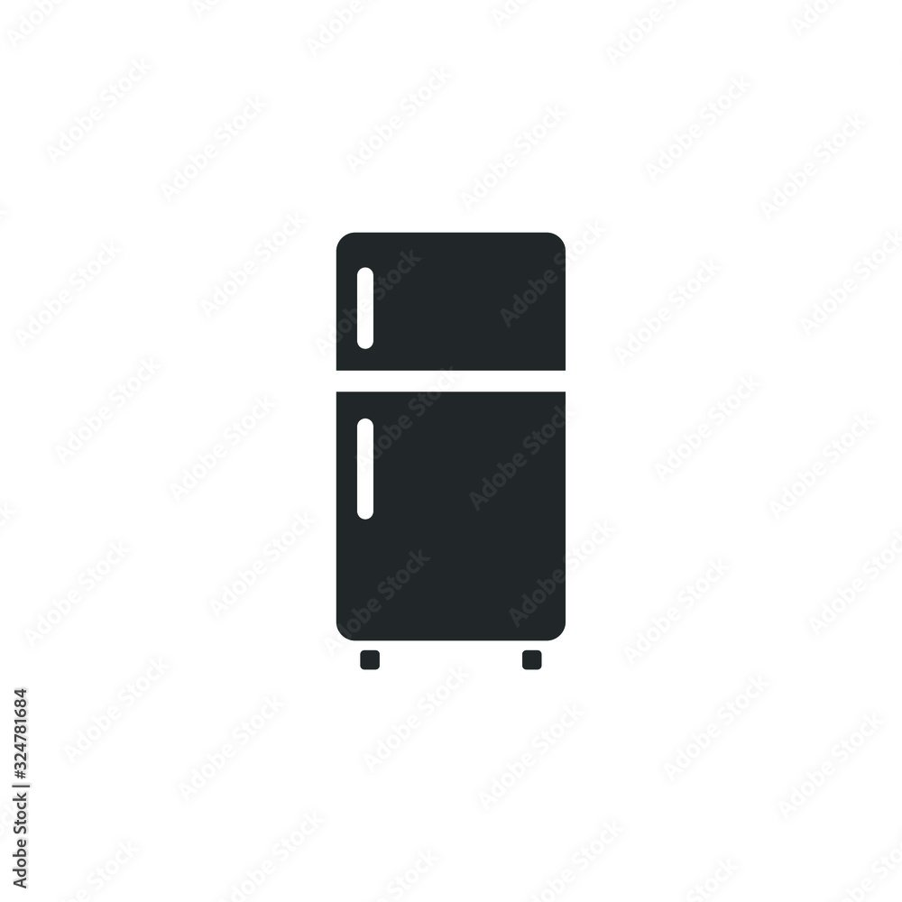 Poster freezer cold icon template color editable. freezer cold symbol vector sign isolated on white backgro