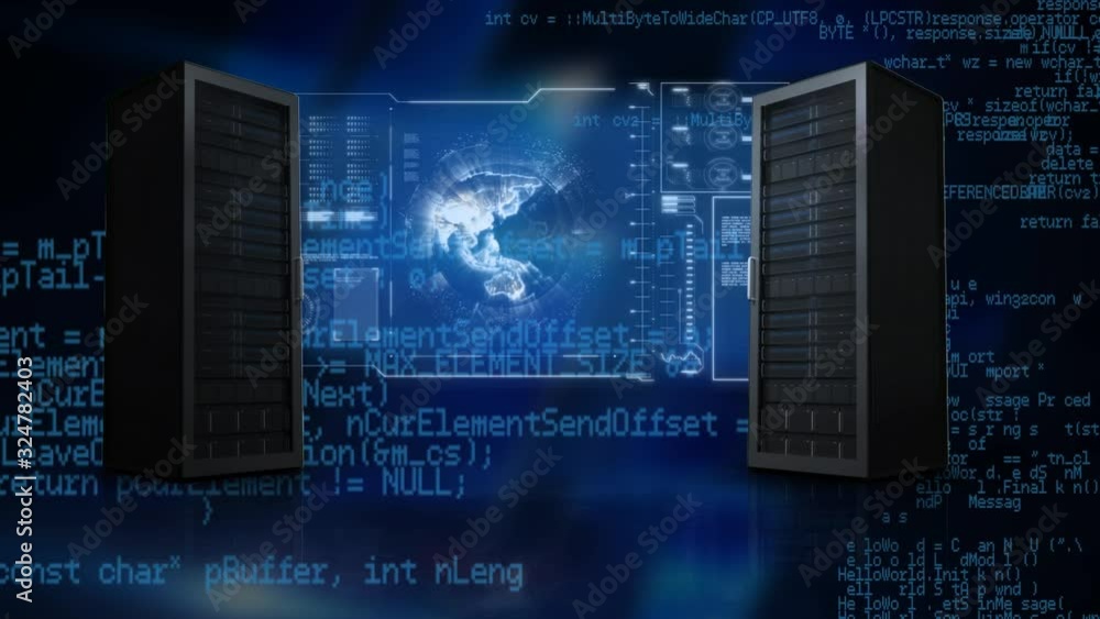Aufkleber global technology and data processing
