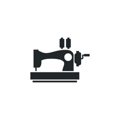 sewing machine icon template color editable. sewing machine symbol vector sign isolated on white background illustration for graphic and web design.