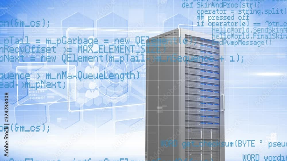 Aufkleber global technology and data processing
