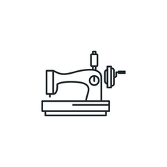 sewing machine icon template color editable. sewing machine symbol vector sign isolated on white background illustration for graphic and web design.