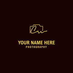 Cw Initial Signature Photography Logo
