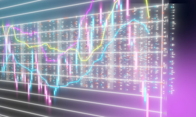 digital concept diagram chart 3d