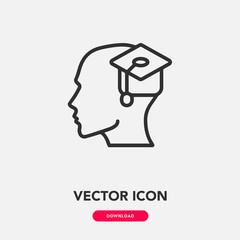 knowledge icon vector sign symbol