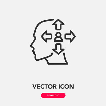 Extrovert Icon Vector. Extrovert Personality Icon Vector Symbol Illustration. Modern Simple Vector Icon For Your Design. Extrovert Icon Vector	