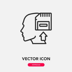 memory icon vector sign symbol