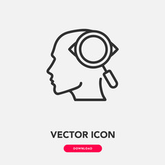 Observation icon vector sign symbol