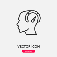 strength icon vector sign symbol