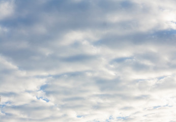 Fototapeta premium Background of clouds with gaps in the blue sky