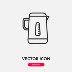 kettle icon vector sign symbol