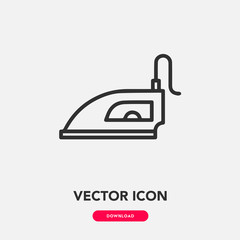 iron icon vector sign symbol