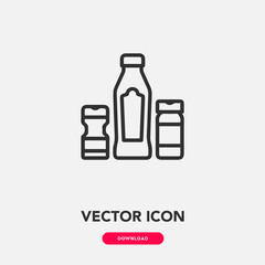 seasoning icon vector. seasoning  icon vector symbol illustration. Modern simple vector icon for your design. seasoning  icon vector	