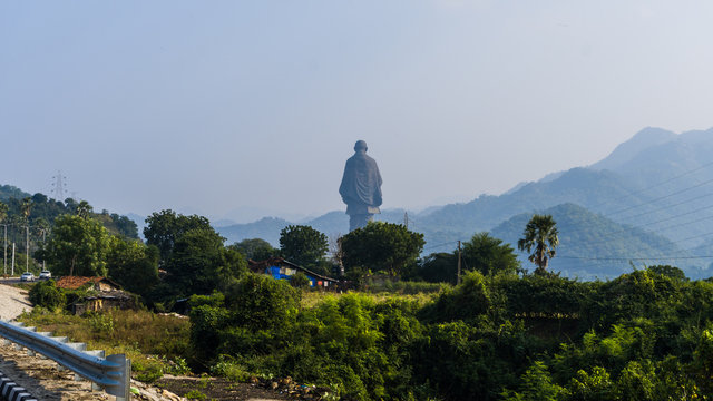 World's Tallest Statue, Statue Of Unity At Narmada Dam Also Called As Sardar Sarovar Dam