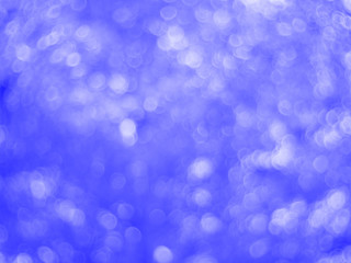 effect blue bokeh light background. blur bubble water background