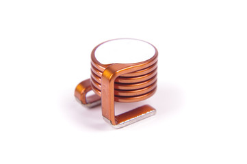 Power inductor isolated on the white background