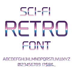 Sci-Fi retro font