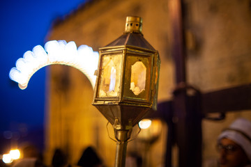 Lantern of the traditional Good Friday procession, Leonforte