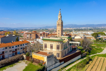 Obraz premium La Giralda in Arboc province of Tarragona