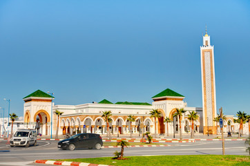 Fototapeta na wymiar Tangier, City center in sunny weather