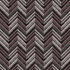 Seamless stylish textured Chevron pattern, brown background. 