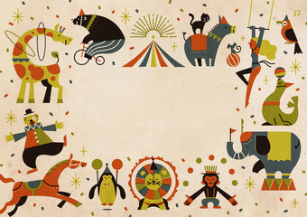 Circus animals