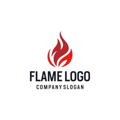 flame/fire logo design vector graphic abstract modern download